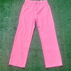 Pink Straight Leg Women's Jeans